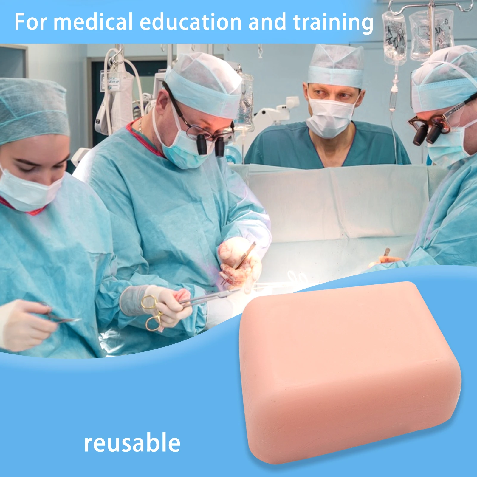 Ultrasound guided nerve block model puncture phantom , training simulater, teaching equipment