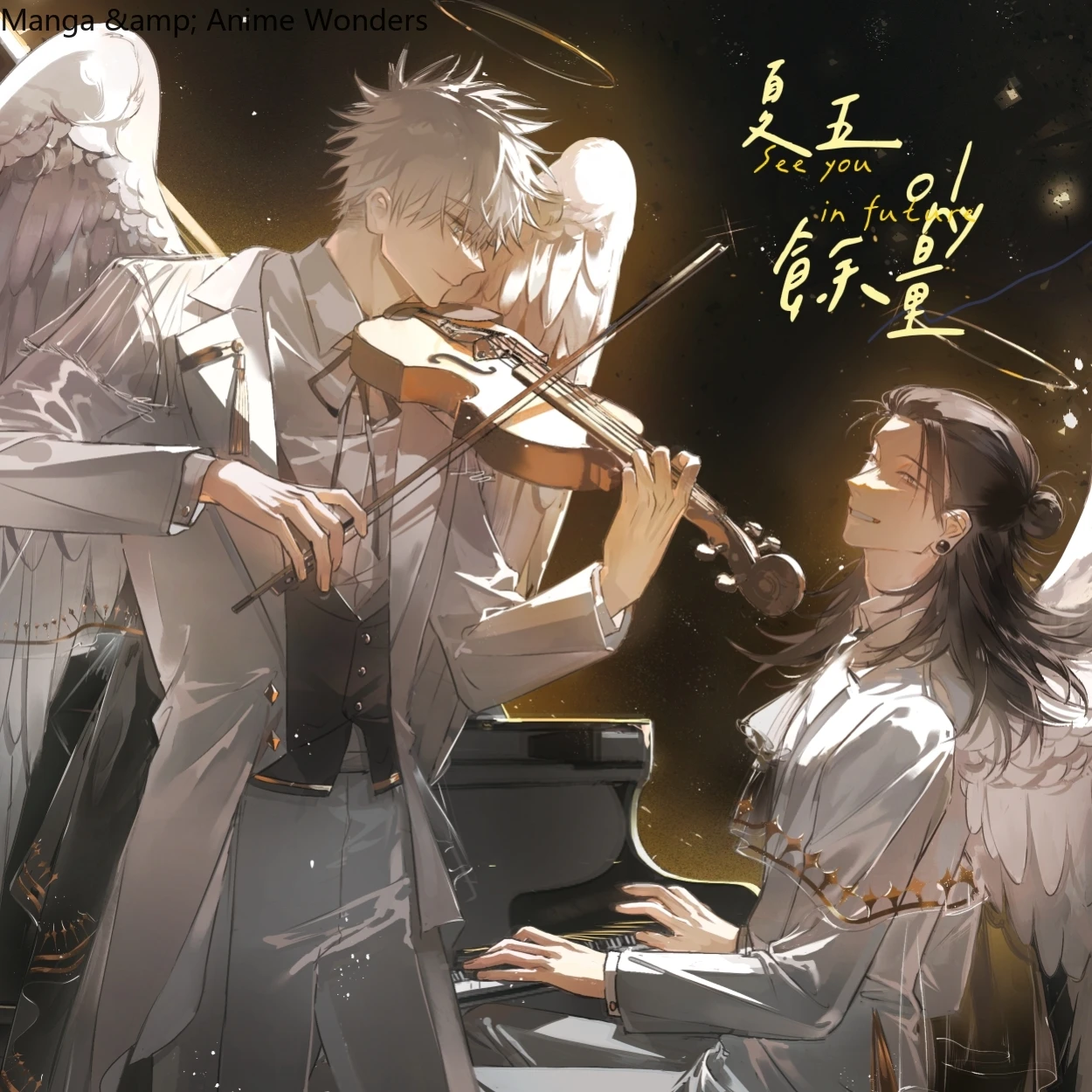 تأثيري Jujutsu Kaisen Gojō Satoru الاكريليك أرقام الوقوف الاكريليك الطوب شارة الليزر تذكرة مجموعة جمع هالوين هدية عيد ميلاد