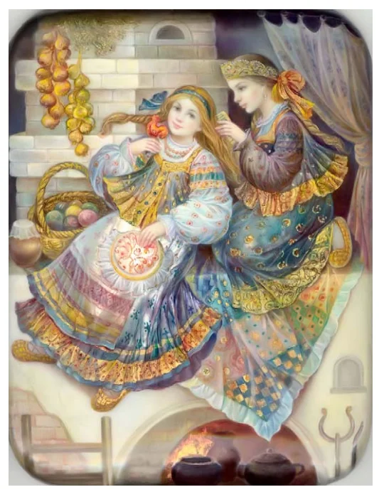 

On the Stove mother daughter Sewing 18CT 16CT 14CT Unprinted Cross Stitch Kits Embroidery Art DIY Handmade Needlework Home Decor