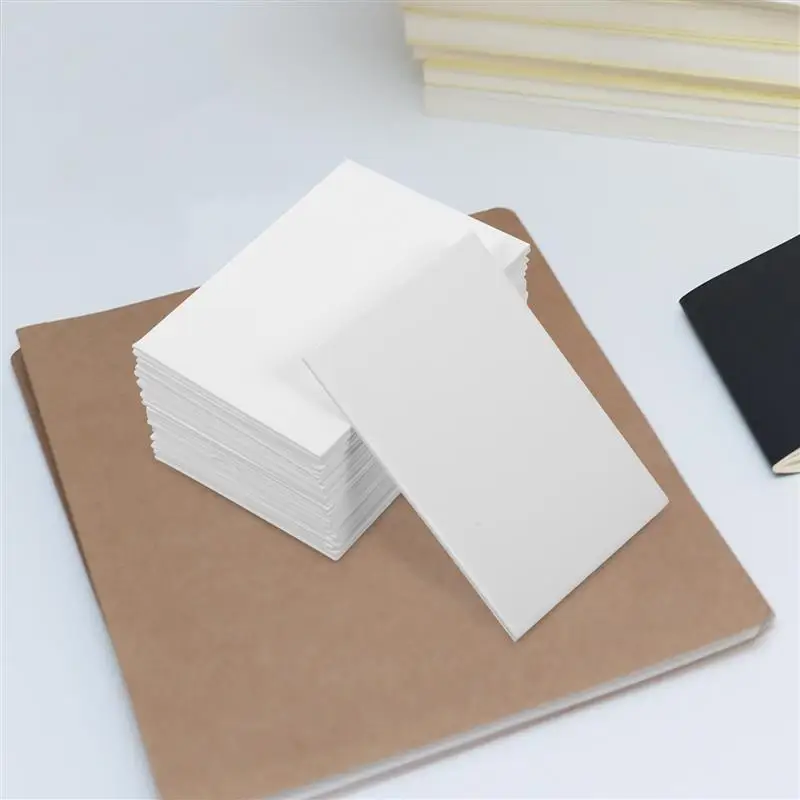 30 Pcs Game Card Cardboard Blank White Blank Blank Blank Cardstock Stocks White Fixing Whiteboard Wrapping Paper