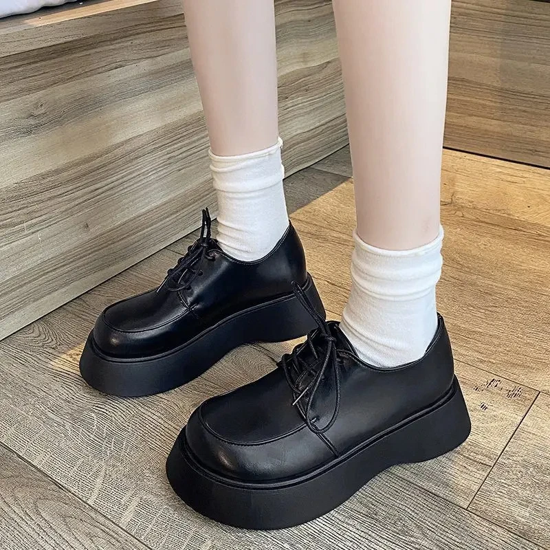 black chunky platform heels mary jane Shoes lolita platform shoes Oxfords Women School Uniform Student Shoes Girls Kawaii pumps