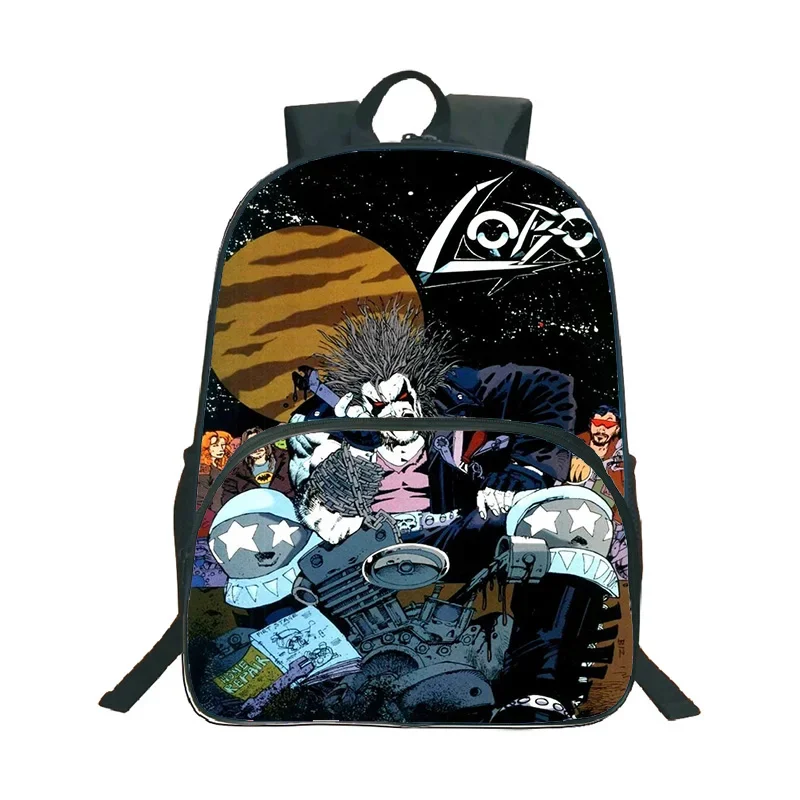 The Wolf Student 3D Print Backpack Fashion Casual Pattern School Bag 16inch Fun Waterproof Knapsack Werewolf Custom Backpacks