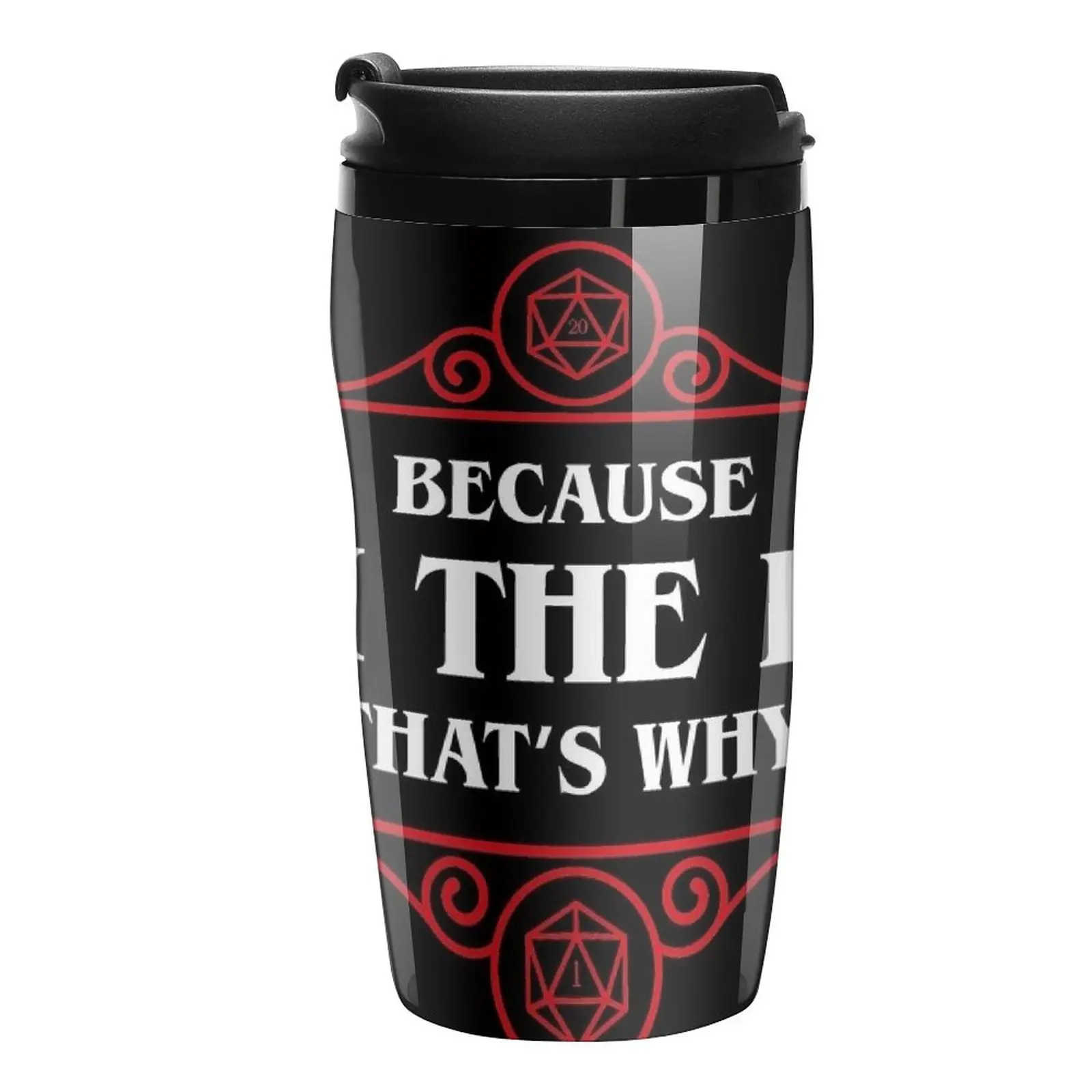 

New Funny I'm the Master That's Why Tabletop RPG Addict Travel Coffee Mug Thermos Coffee