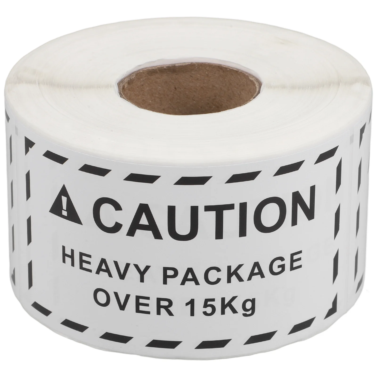 

1 Roll Shipping Warning Labels Heavy Object Stickers Fluorescent Adhesive Permanent Caution Labels for Pallets