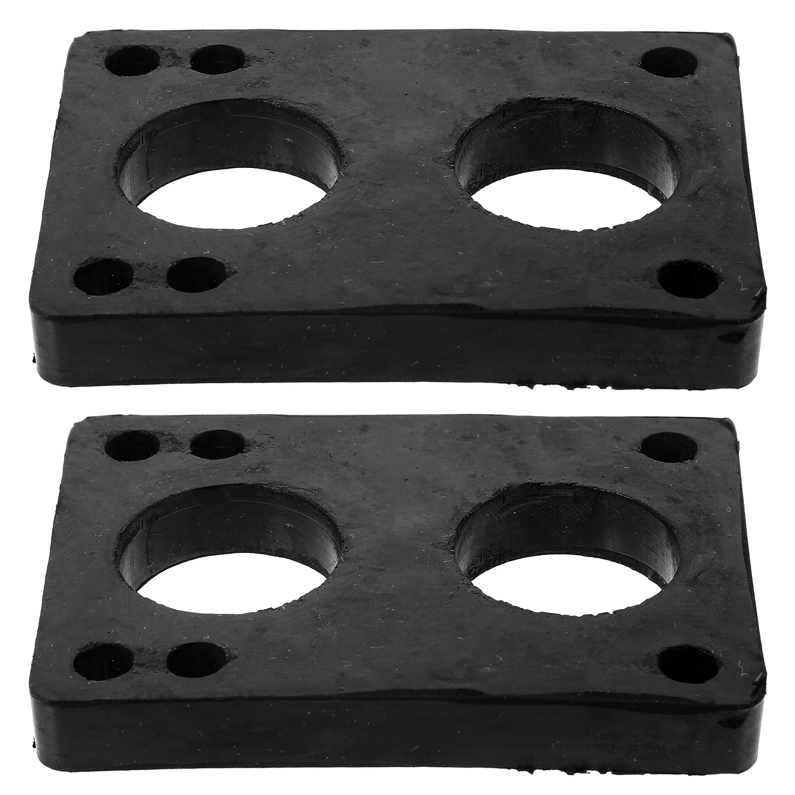 Skateboard Hardware Four-wheel Land Surfboard Shock-absorbing Pu10mm Bridge Gasket Heightening Rubber Sheet Gaskets Black