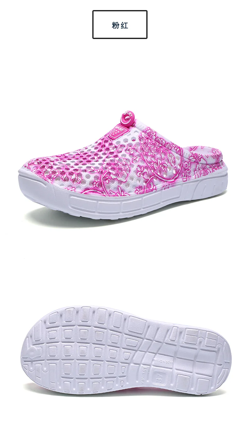 Damen Grüne Peaked Clogs Sommer Slip-On Schuhe Bequemes Atmungsaktives EVA-Material Modisches Schuhwerk – Detail 23