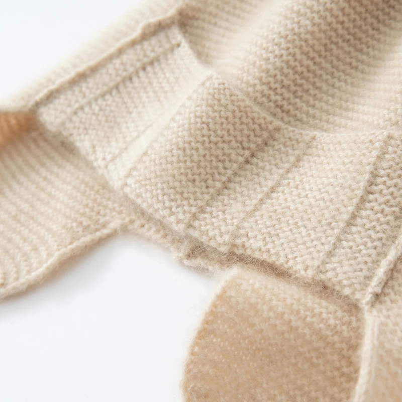 Hohe Qualität Winter Frauen Kaschmir Hüte Mode Im Freien Warm Halten Ohr Caps Solide Strick Beanie Russische Hut Weibliche Bomber Hüte – Detail 4