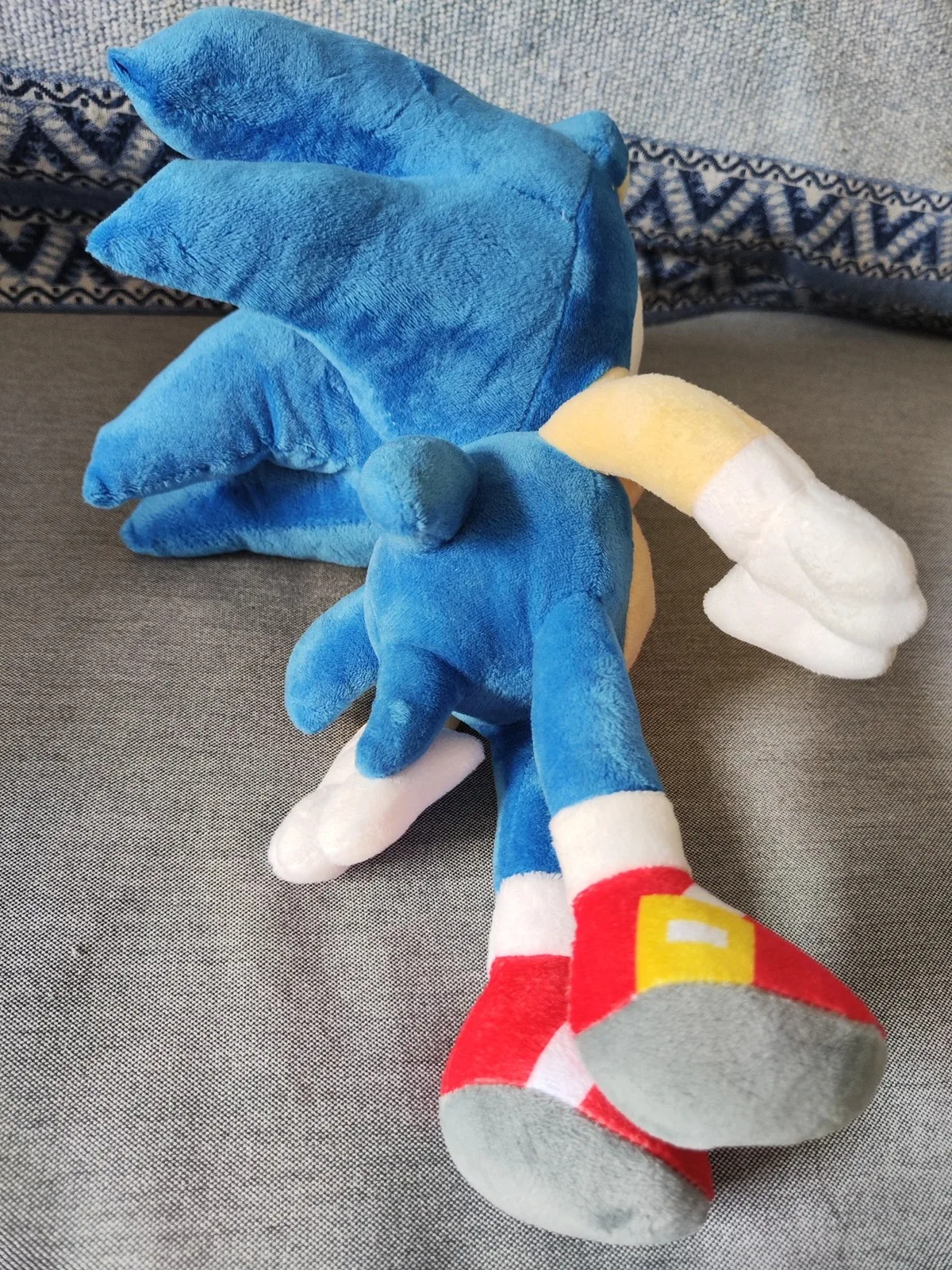 Cross-border new-style plush toy of the cartoon character Sonic the Hedgehog, a cute rabbit-style plush toy, related merchandise - view 5
