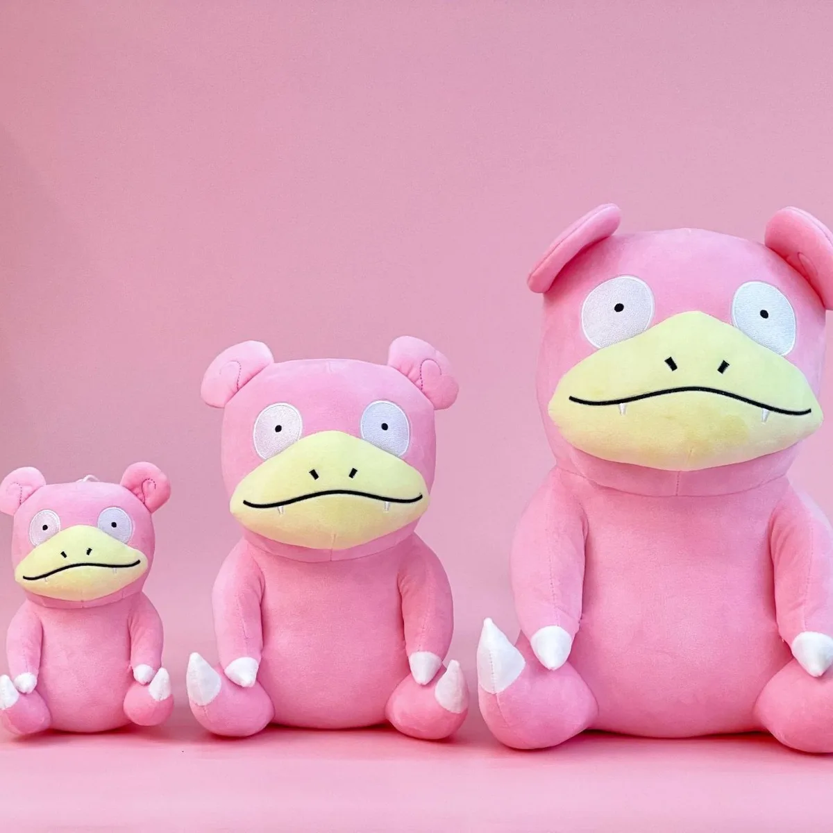 

30cm Pokemon New Cute Dumb Animal Plush Toy Pink Sitting Stuffed Doll Sleeping Pillow Cartoon Anime Doll Girl Birthday Gift