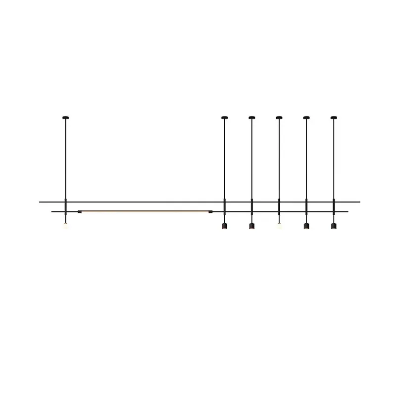 

Restaurant, office, copper, lamps, minimalist, light luxury