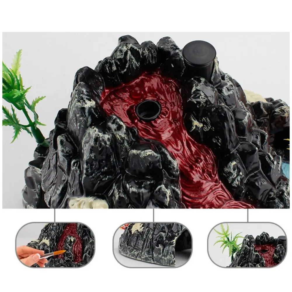 PVC Spray Volcano Model Light Electric Safety Material Dinosaur Simulation Volcano Dinosaur Sound Simple Installation