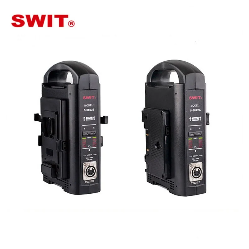 

SWIT S-3822S 2-ch V-mount Gold Mount Fast Charger 3A Charging Current Per Channel Support AC to 4-pin XLR Output