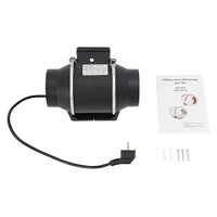Ventilateurs d'évacuation de fumée |   Ventilateur de ventilation à faible bruit 220V 35W pour cuisine/salle de bain/entrepôt |   Ventilateur de conduit d'évacuation mural 220m³/h 4