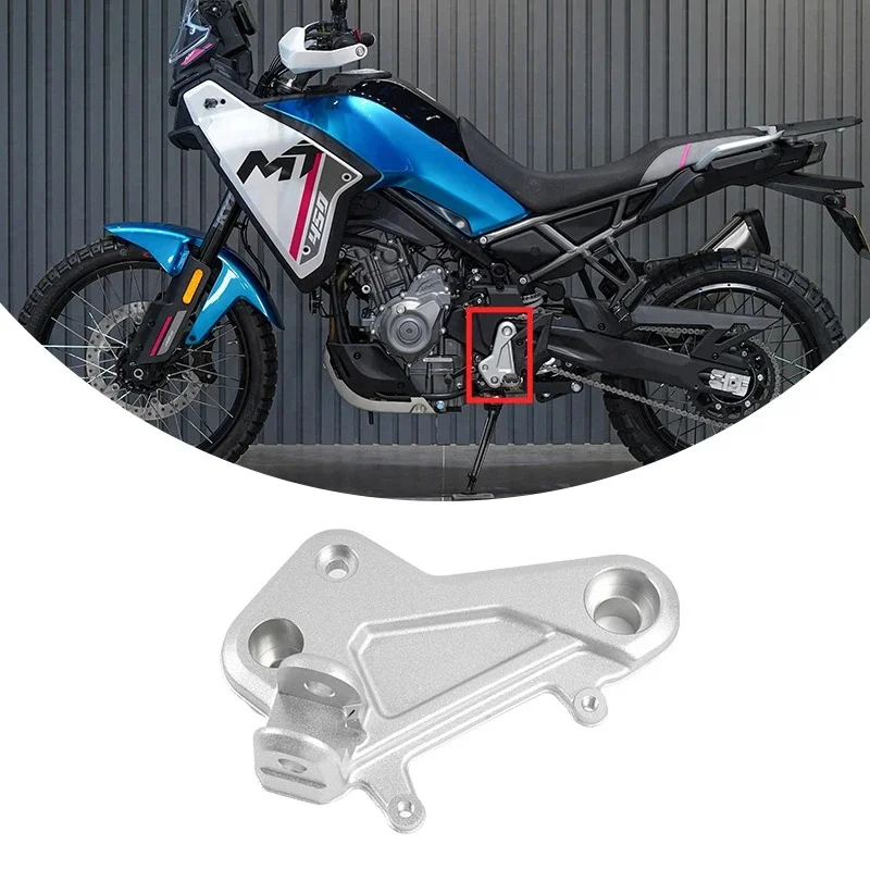 For CFMOTO 450MT Left Right Front Footrest Bracket Pedal Bracket Moto Accessories CF Moto 450 MT Pedal Stand Motorcycle Parts