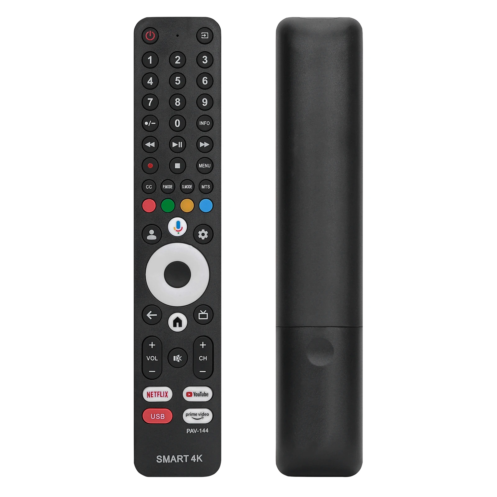 (No Voice)PAV‑144 Replace Remote Control Original RC2101 For Sharp 4K Smart Android TV With Netflix YouTube Prime Video Hot Keys