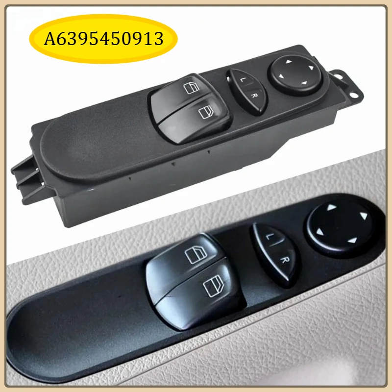 A6395450913 a6395451413 para mercedes-benz w639 vito mixtoasten 2003-2015 frente esquerda & dianteira direita interruptor de janela mestre de energia