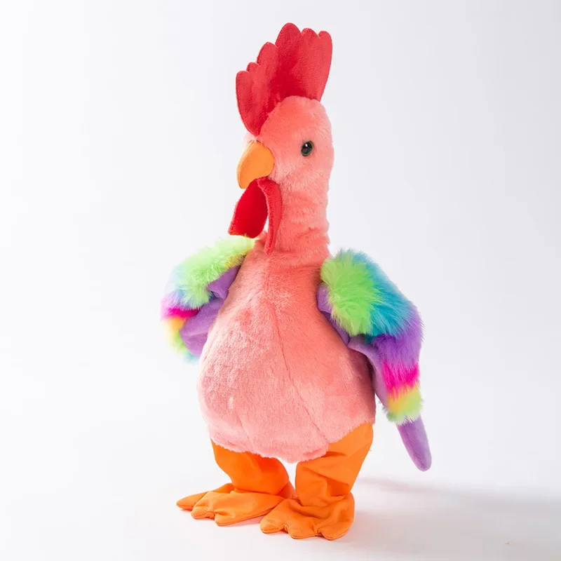 Electronic Plush Chicken Funny Crazy Dancing Singing Doll Cock Duck Frog Musical Robot Animal Pet Rooster Noisy Toy For Children