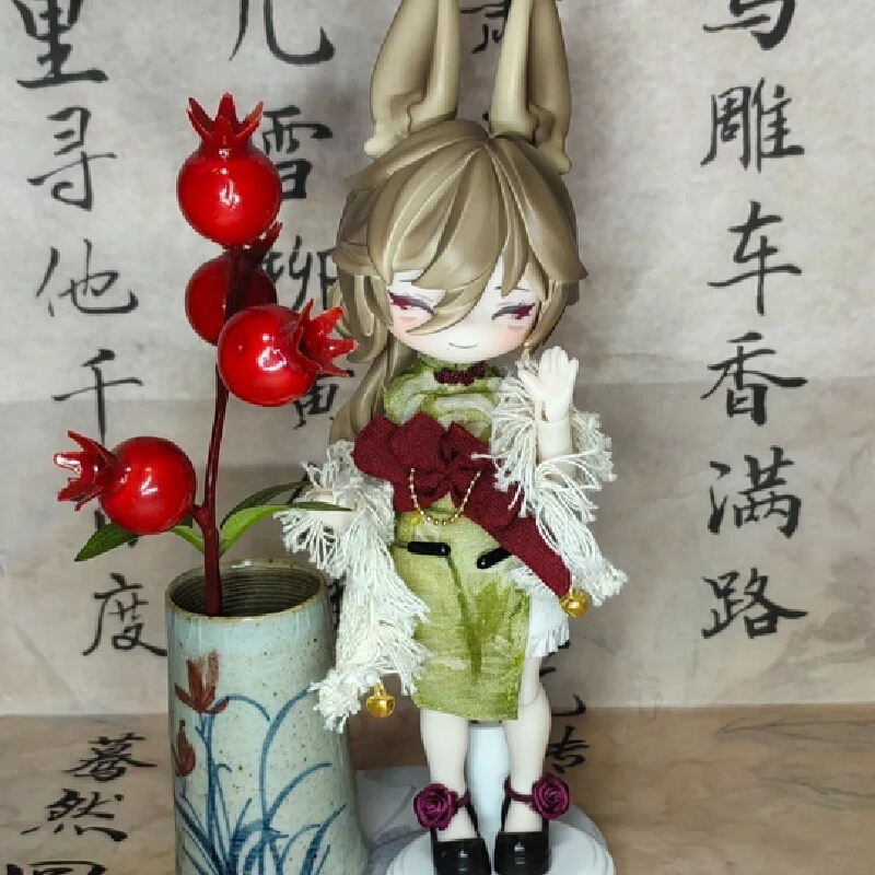 

Подлинная неэдимая кукла Jump Lunar Time Bunny Baby Series 1/12, подвижная глухая коробка, аниме-фигурка, украшение для рабочего стола, подарки-сюрпризы