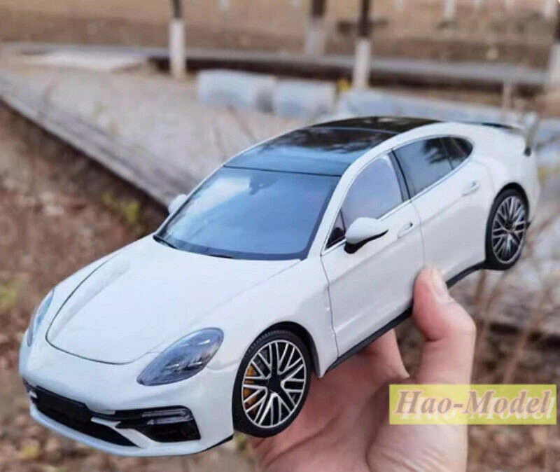 Minichamps-Diecast Car Model para Porsche Panamera Turbo S, Coleção Display, Vermelho, Display, Presentes de Aniversário, Brinquedos para Meninos, 1:18, Passatempo