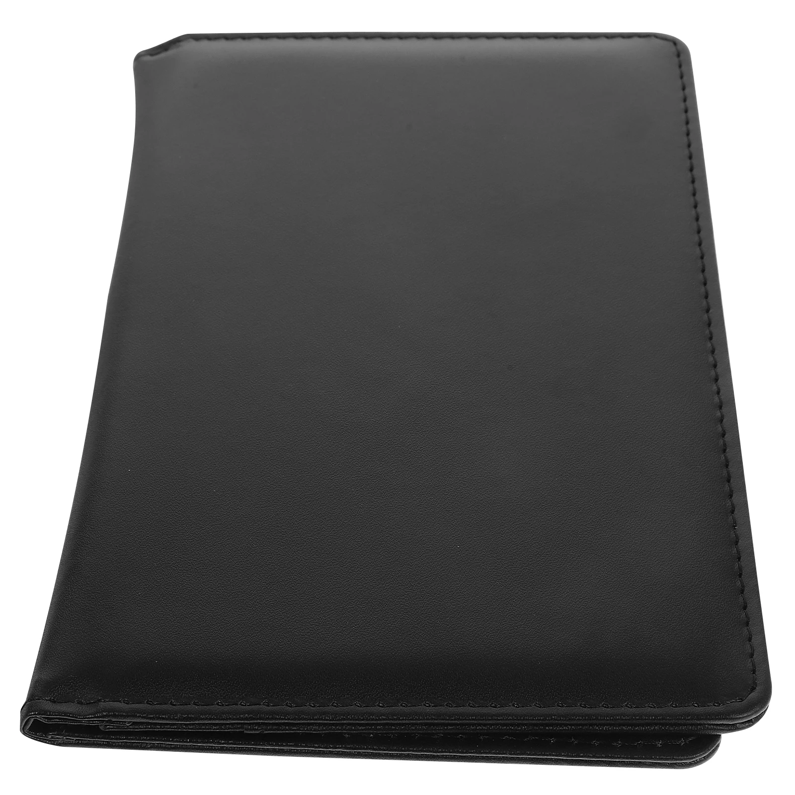 Luxury Pu Bill Menu Cash Organizer Writing Support Board Office Multi-Function Board Black Retro Style Paper File