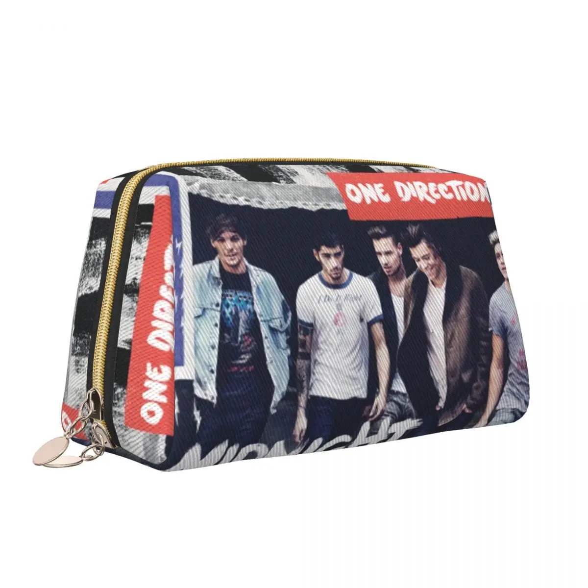 Fashion One Directions Travel Toiletry Bag for Women British Boy Music Group Cosmetic Makeup Bag Beauty Storage Dopp Kit