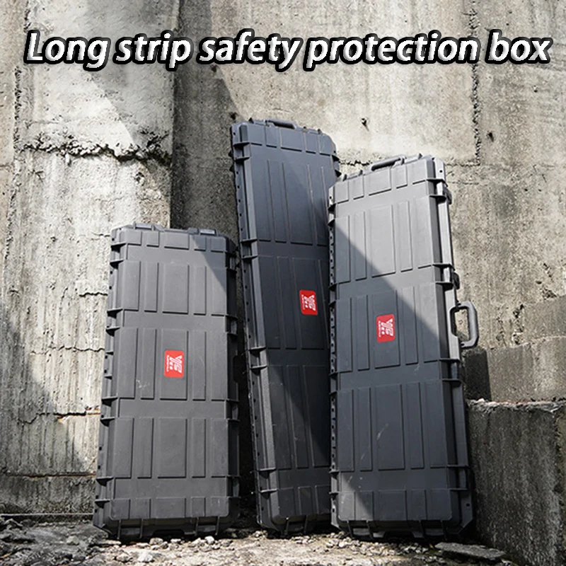 Long Strip Instrument Safety Protection Box Handheld Tools Organizer Boxes Multipurpose Guzheng Fishing Gear Storage Case