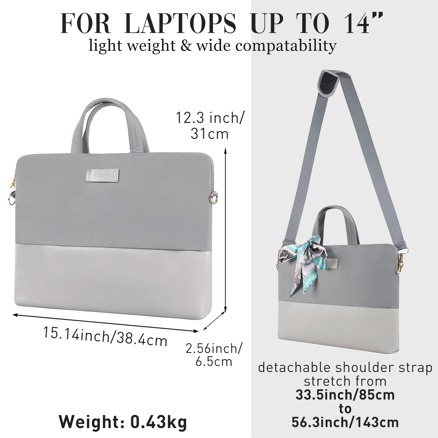 Tas Laptop tahan guncangan wanita, sarung HP 15.6 inci 16 anti percikan untuk komputer bisnis Laptop