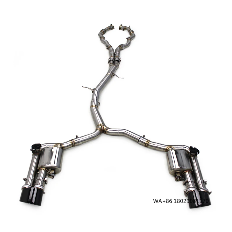 

OBM Exhaust System for RS4/RS5 B9 2.9T 2017-2024 Performance Sport Car SS304 Pipe Muffler Valvetronic Catback