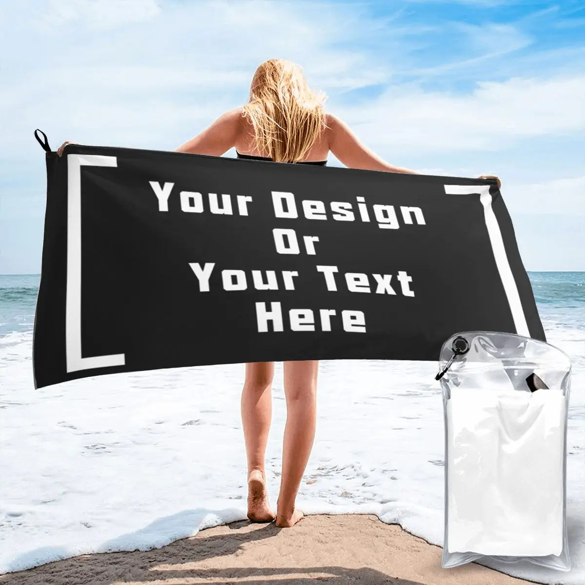 

Promo Add Your Own Design Print Your The Text Picture Here Quick dry towel Casual Graphic Cups Quick Dry Towel Absorbent towel