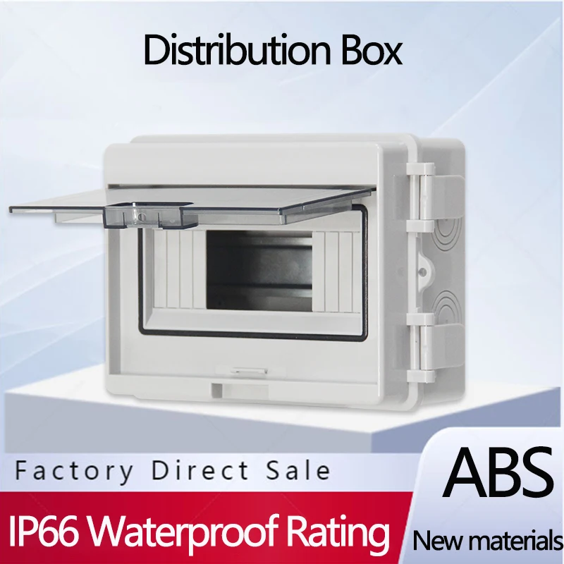 HT سلسلة 5/8/12/15/18/24 طرق IP65 مقاوم للماء صندوق توزيع كهربائي قطاع دارة PC ABS البلاستيك MCB صندوق وصلات الطاقة
