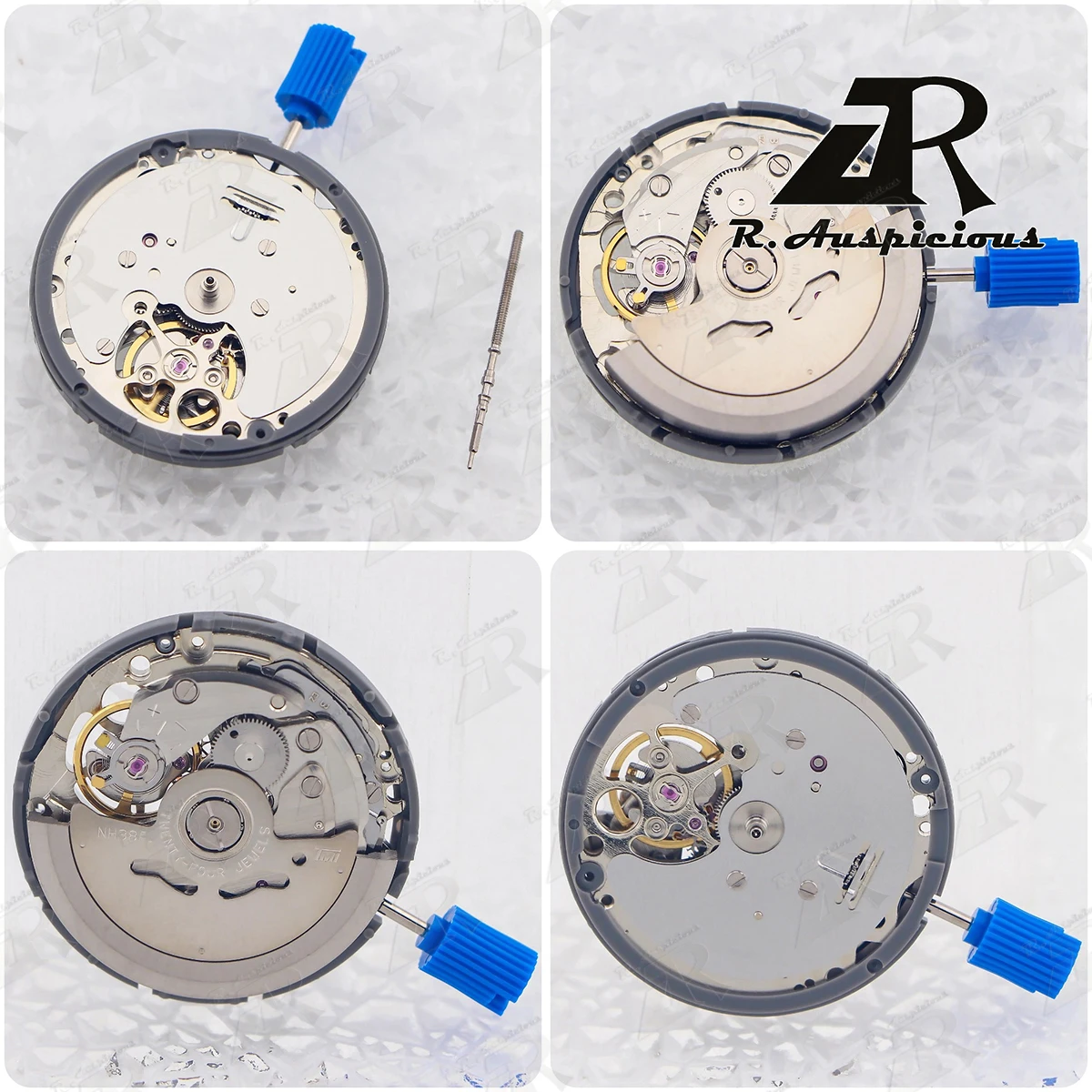 새로운 오리지널 일본 TMI NH38A 기계식 무브먼트 자동 24 보석 고정밀 날짜 없음 시계 부품 교체