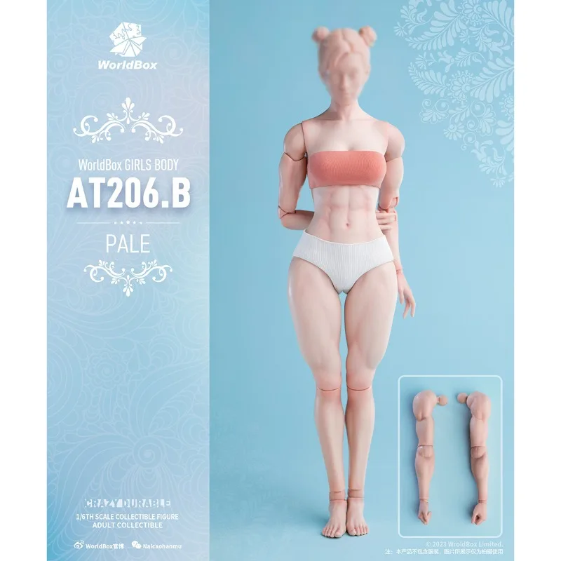 Worldbox Originale AT206 1/6 Versione Muscolare Vegetariano Femminile Bambola Mobile Accessorio Modello Giocattolo Collezione Regalo in Magazzino
