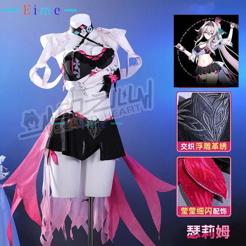 

Honkai Impact 3 Thelema Swimsuit Cosplay Costume Women Sexy Suit Halloween Party Uniforms Game Role Play Outfits Custom Made