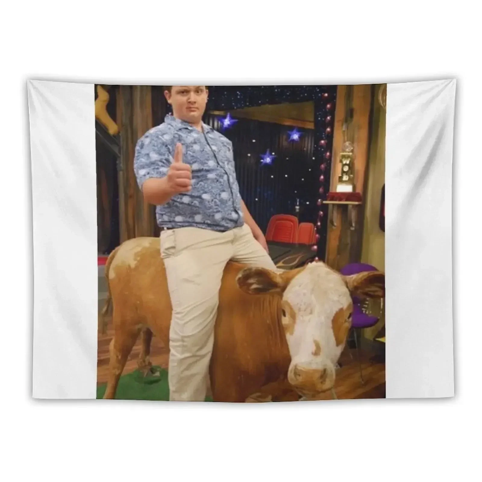 

cowboy gibby Tapestry Wall Mural Room Decore Aesthetic Tapestry