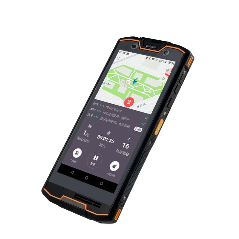 Suitable for intelligent inspection system NFC point inspection handheld end point QR code device