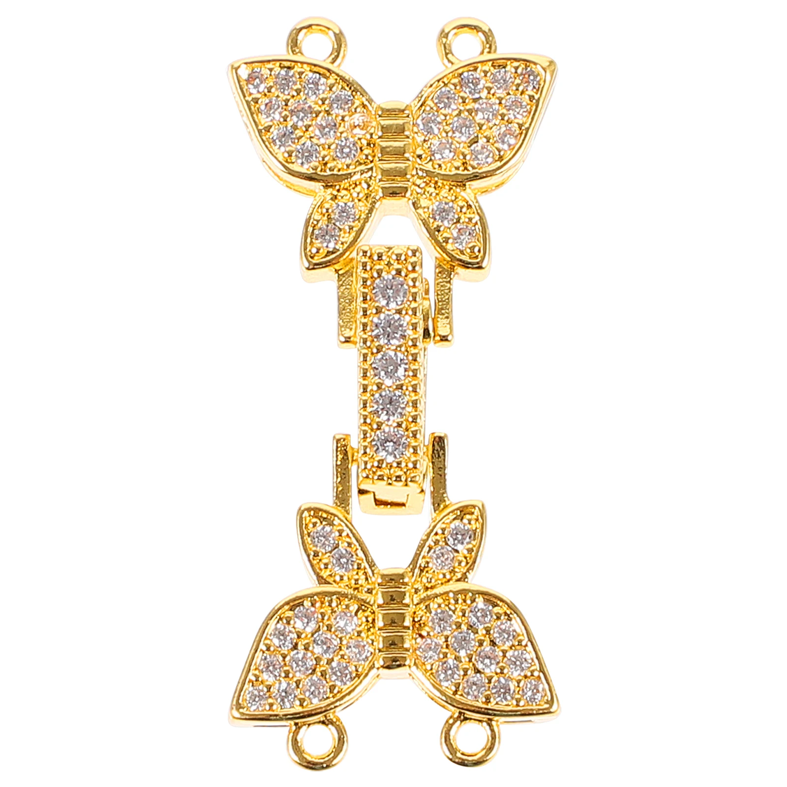 

Diy Jewelry Clasp Metal Bracelet Necklace Connector Buckle Copper Alloy Scratch Resistant Long Lasting Supplies For Making