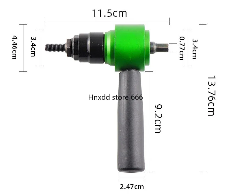 SW8 charging hand pneumatic pull nut gun head riveting nut gun riveting gun rivet riveting