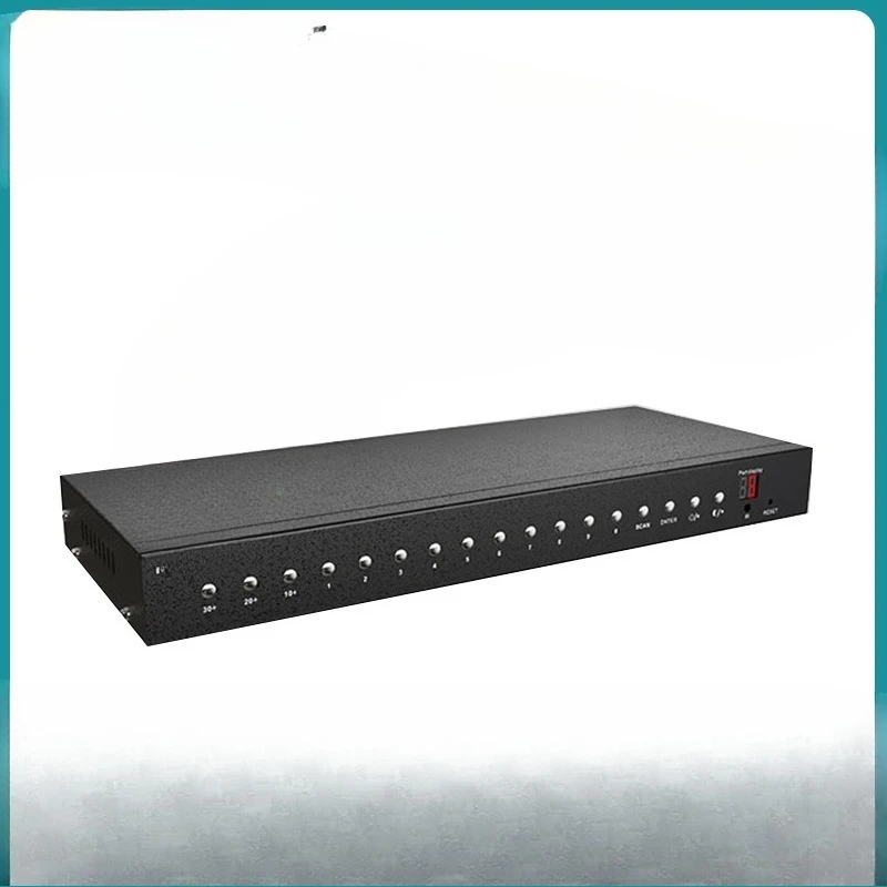 

32-Port CAT5 network port digital KVM switch matrix supports local extended output