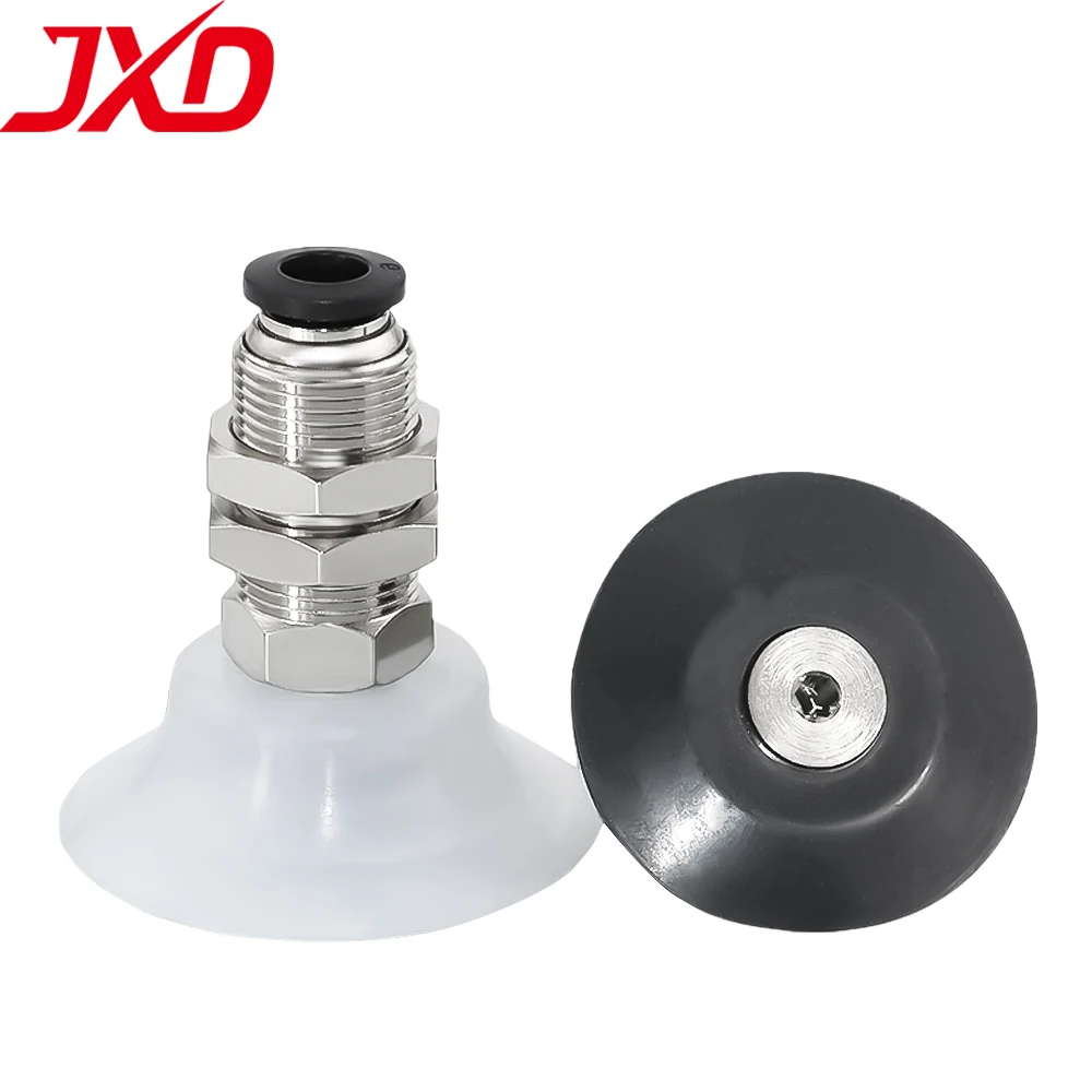 JXD Pneumatic Vacuum Suction Cup PAK 05-50mm M12/M14 Suction Nozzle Mounting Hardware for Robotic EOAT Pneumatic 3