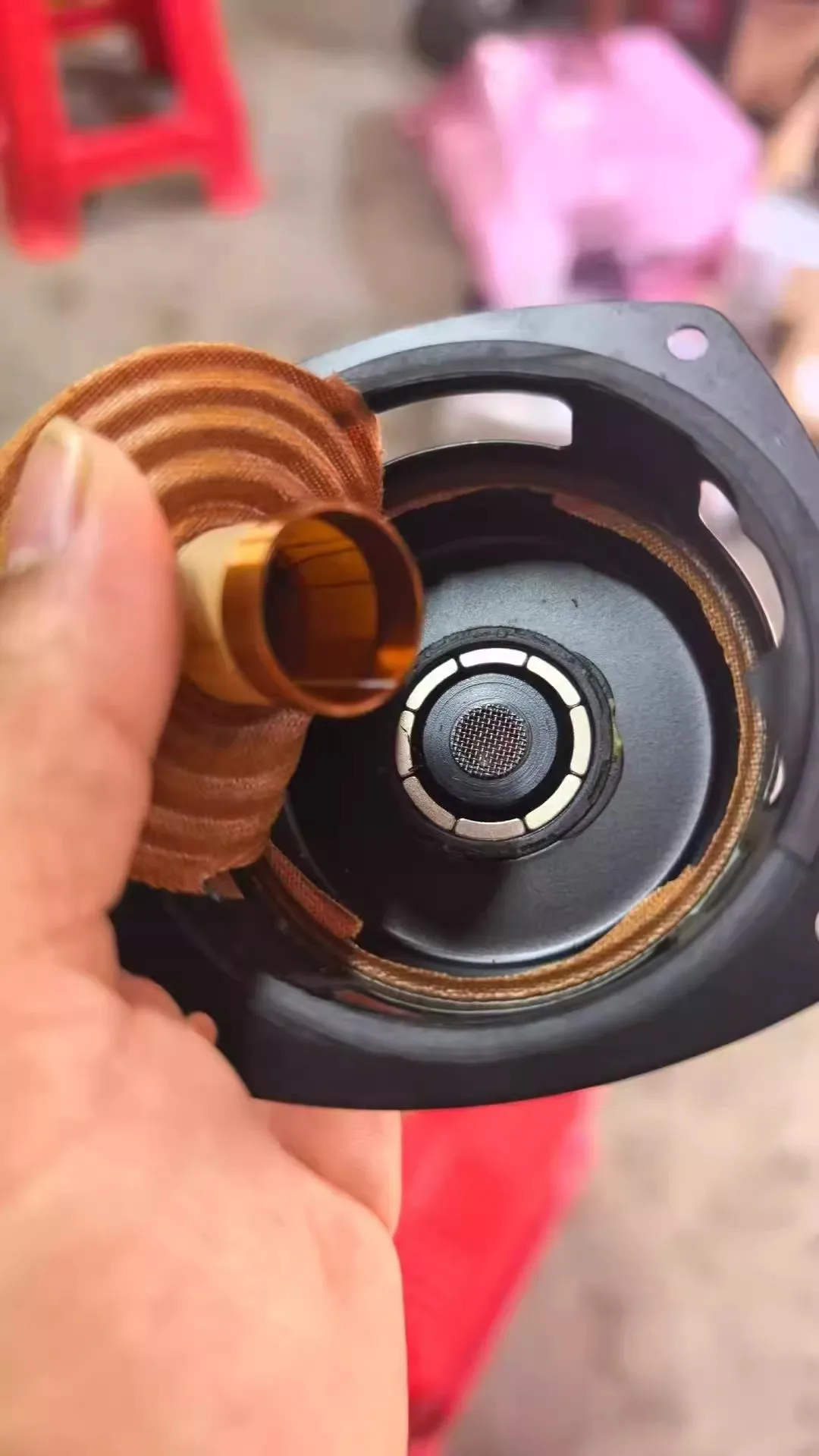 1 قطعة GHXAMP لـ Aura Sound 3 "مكبر صوت سائق متوسط الجهير NS3-193-8A ، مخروط السيراميك ، مغناطيس النيوديميوم ، 8 أوم ، 20 واط-80 واط Qts0.67 #3