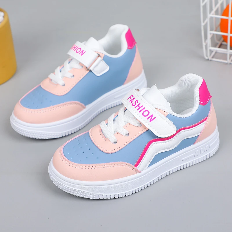 Kinder sport Mädchens chuhe Low Top Board Schuhe 2024 Herbst neue Mode Mädchen große Freizeit schuhe für Kinder