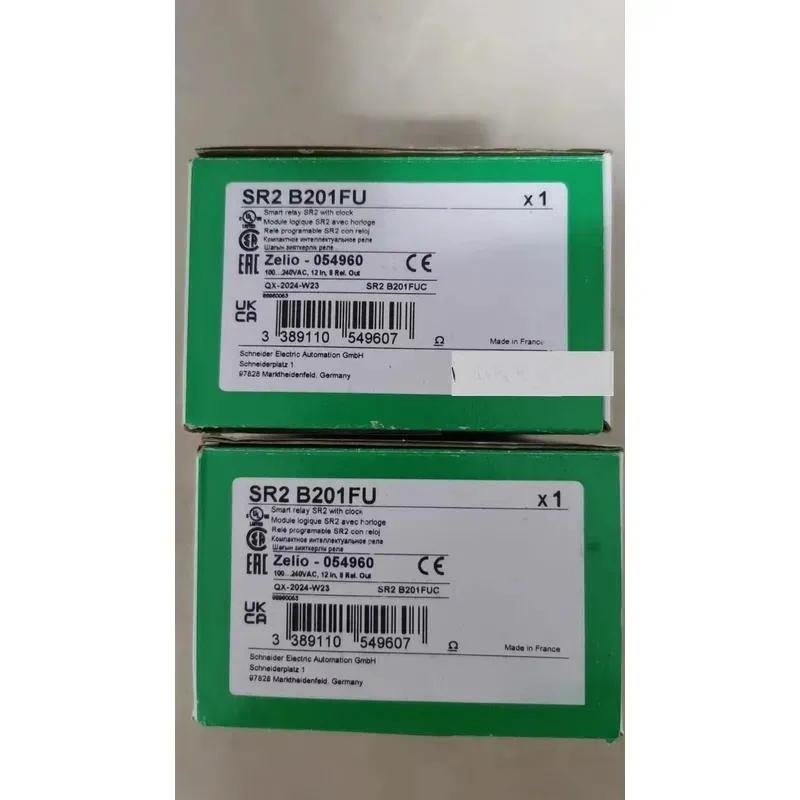 Zelio Series Intelligent Relay Multiple Models SR2A201FU SR2A201BD SR2A201JD SR3B261JD SR2B121JD for Electrical Control Systems