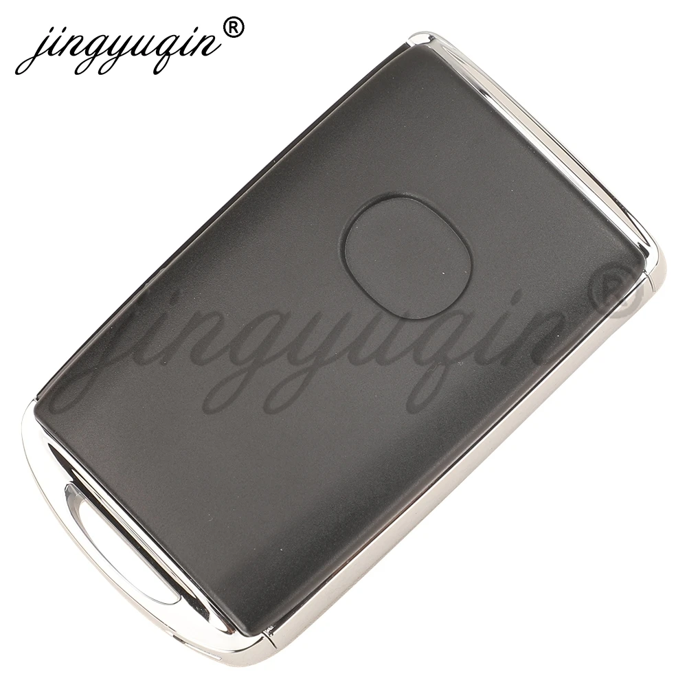 Jingyuqin 2/3/4Buttons Remote Car Key Shell Case for Mazda 3 CX30 CX5 CX9 M6 MX5 Miata 2019 2020 2021 2022 Smart Keyless Housing