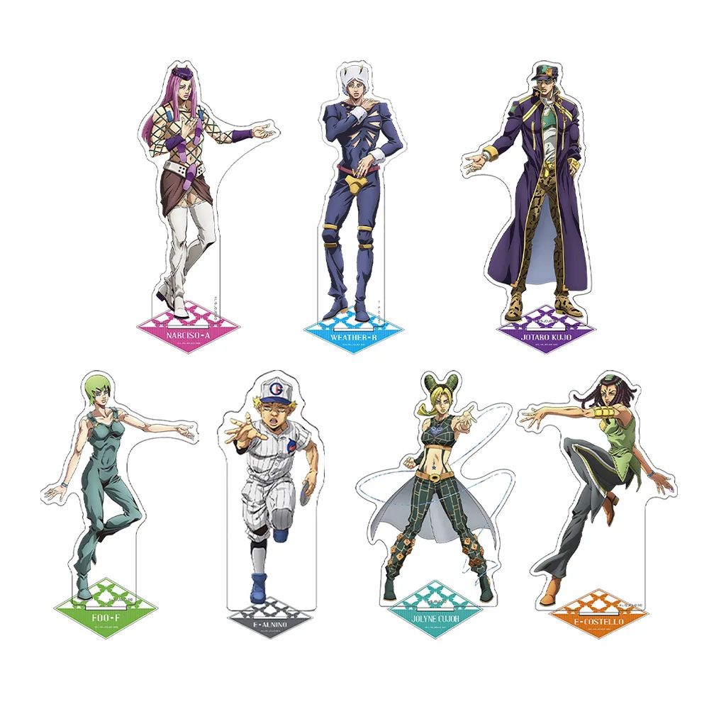 Anime Peripheral Store Jolyne Cujoh Ermes Costello Foo Fighters Emporio Alnino Weather Report Jotaro Kujo Acrylic Stand Decor