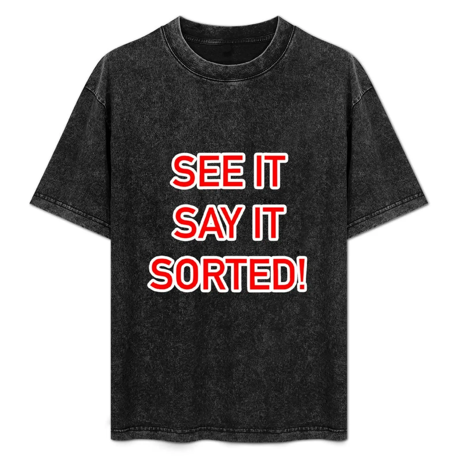 See it, Say it, Sorted! T-Shirt graphic t shirts vintage mens designer t shirt