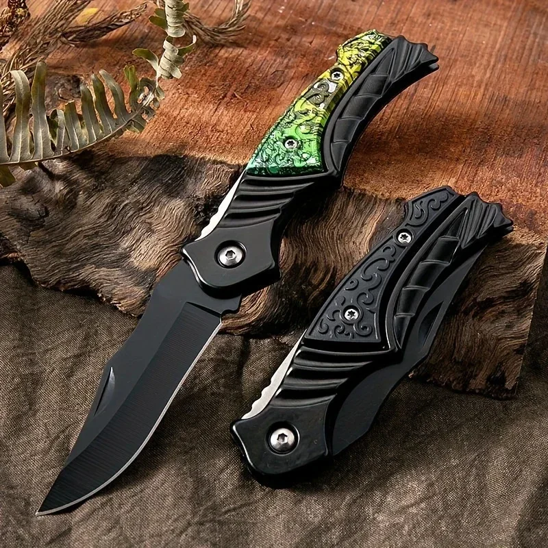 2025 new Portable Outdoor Folding Pocket Knife - Sharp Survival Knife for Camping, Hiking, Hunting, and Emergency Situations