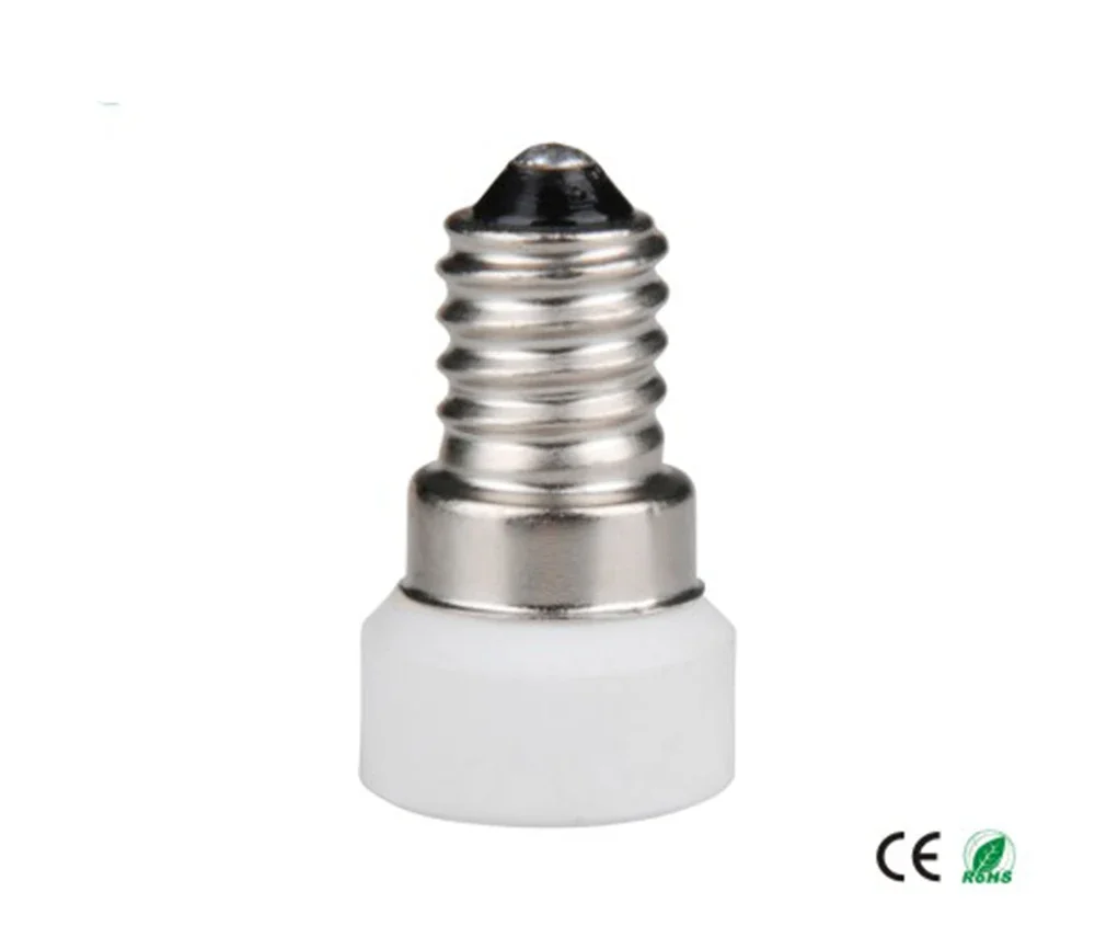 Base de lampe à bougie EU, E14 à MR16, GU5.3, G4, adaptateur de douille de lumière LED CFL, convertisseur de douille, CE Rohs, 2 pièces