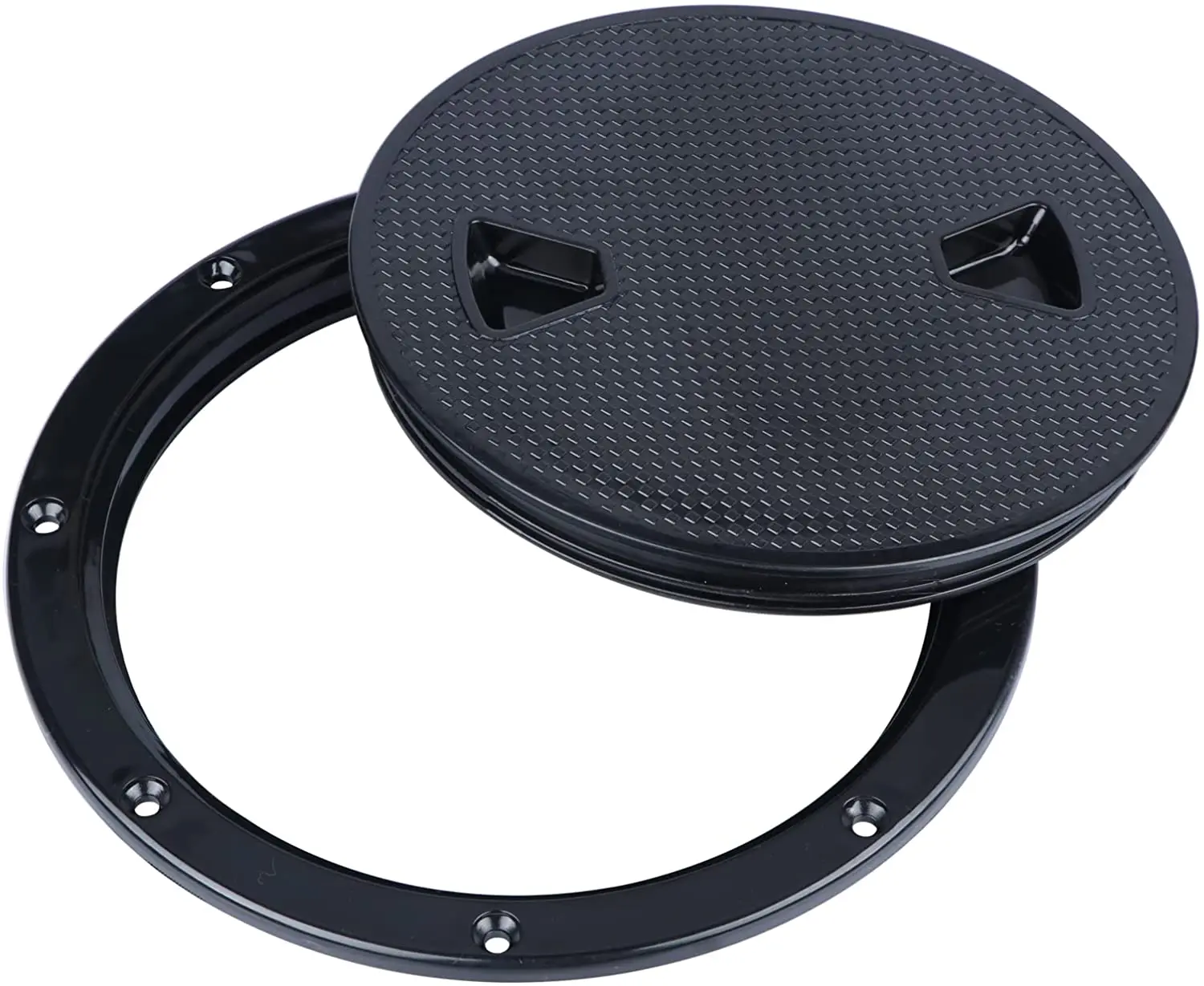 ABS Round Hatch Cover Black 4\