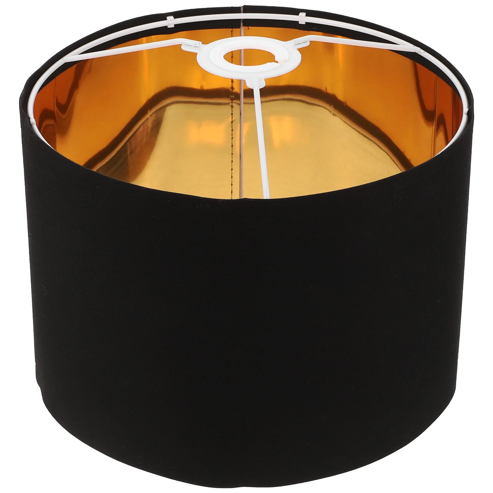 

Linen Lampshade Black Gold Fabric Light Cover E27 Table Wall Pendant Shades Pendant Lamp Shade Bedroom Kitchen