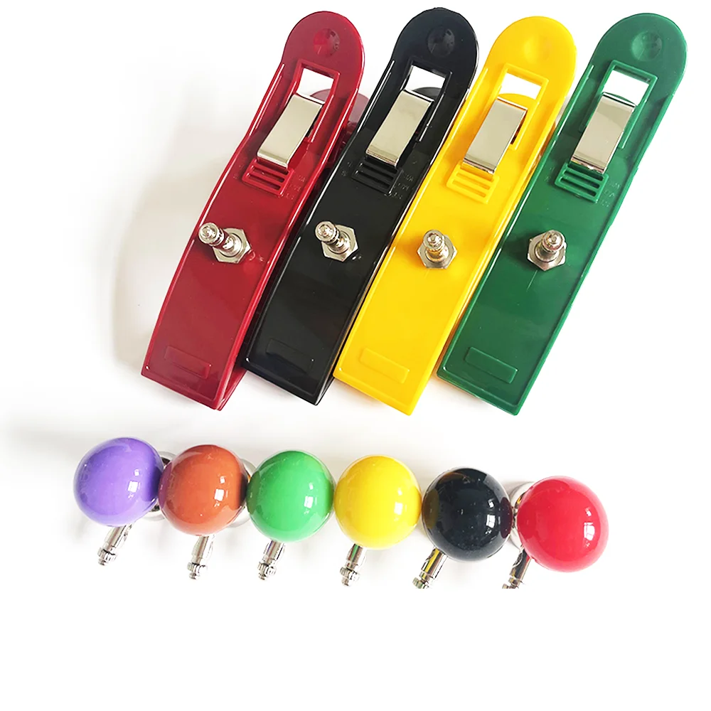 Universal ECG Machine Accessories Color Multi-functional Limb Clips, Limb Clips Adult Multi-functional Chest Suction Ball Set